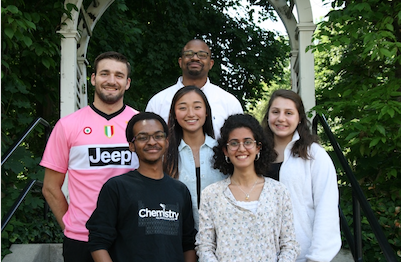 Professor Dwight Williams and students